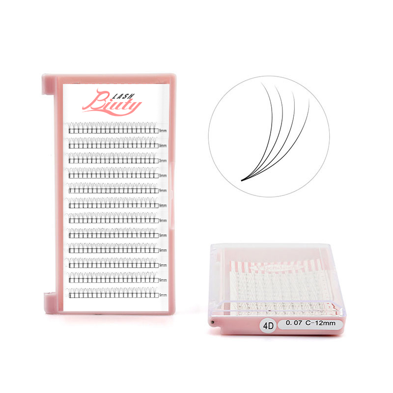 Factory Price Volume Best Individual Lash Extensions 0.07mm Pre-Fanned 2D-10D Lashes